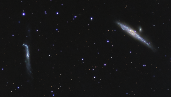 Whale Galaxy (NGC 4631) and Hockey Stick Galaxy (NGC 4656)