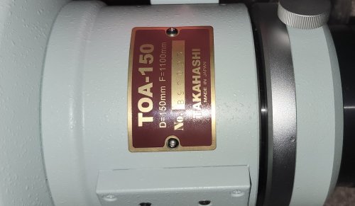 Περισσότερες πληροφορίες για το "Takahashi TOA 150B-----€10,000"