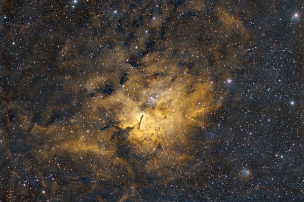 NGC6823 Ha-Si-Oiii + LRGB (αστέρια)