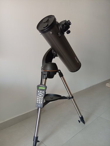 Περισσότερες πληροφορίες για το "Celestron NextStar 130 slt,προσοφθάλμια celestron 9mm και 25mm, Barlow 3x Bresser"