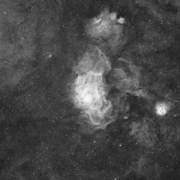 Lagoon Nebula area
