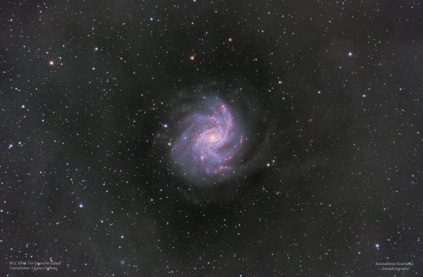 NGC 6946 The Fireworks Galaxy in Cygnus-Cepheus