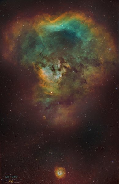 NGC 7822 The Question Nebula