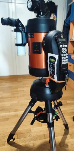 Περισσότερες πληροφορίες για το "Πωλείται βάση & τρίποδας Celestron Nexstar 6SE με AstroGadget  StarBT"