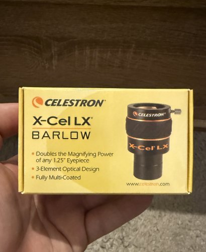 Περισσότερες πληροφορίες για το "Celesteon X-Cel LX 2x Barlow Lens - 1.25""