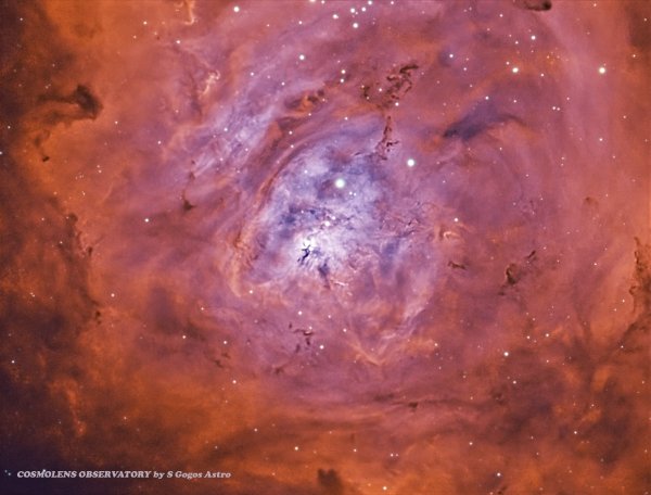 M8 NEBULA 'S HEART CROP