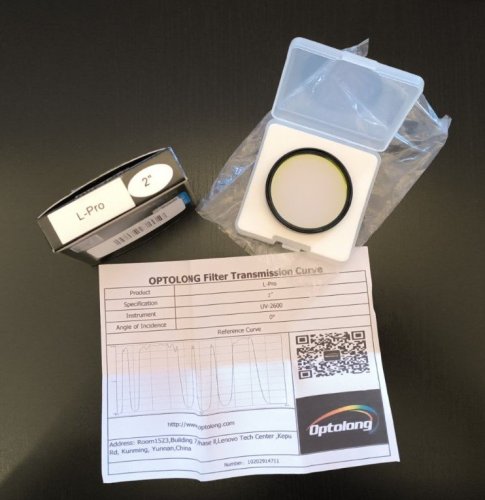 Περισσότερες πληροφορίες για το "Πωλείται φίλτρο Optolong L-Pro 2""
