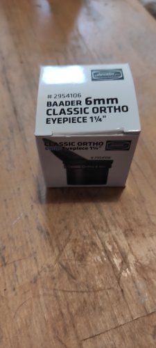 Περισσότερες πληροφορίες για το "Baader classic ortho 6mm"