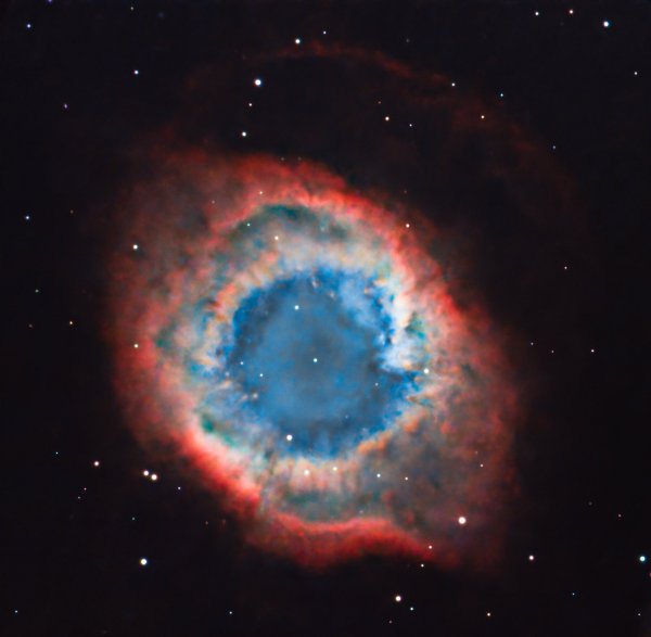 Helix Nebula (PixInsight Reprocess)
