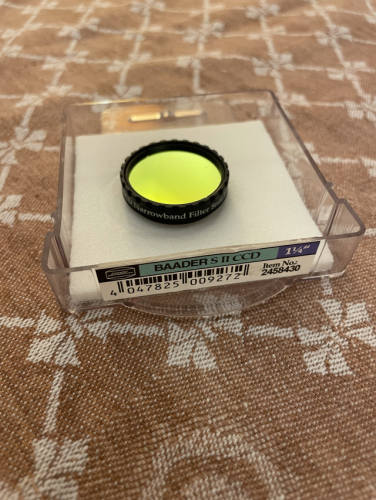 Περισσότερες πληροφορίες για το "Baader 8nm SII CCD Filter 1.25""