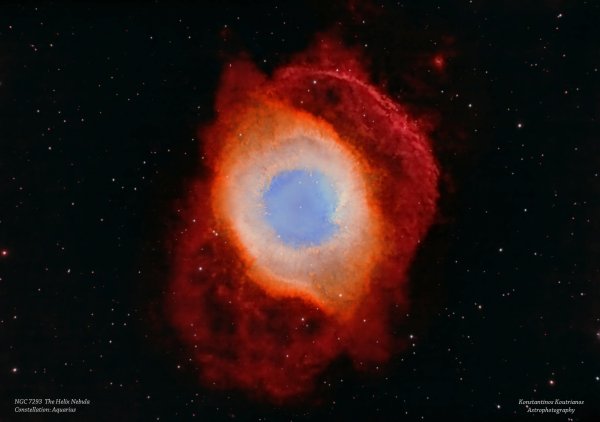 NGC 7293 The Helix Nebula in Aquarius