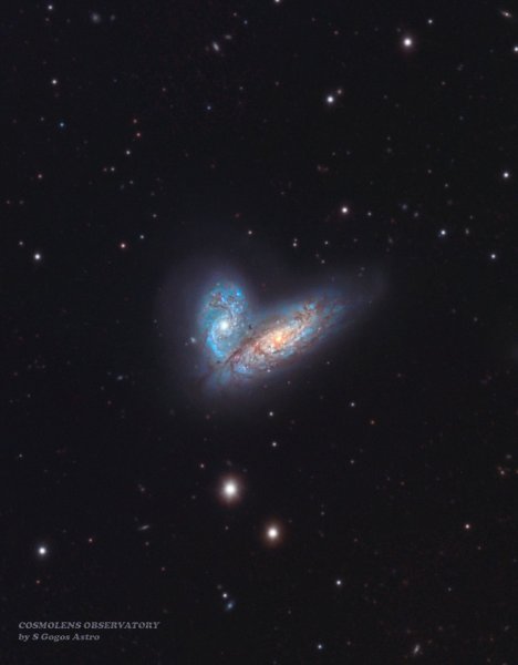 NGC 4567 & NGC 4568 Γαλαξίες Πεταλούδας