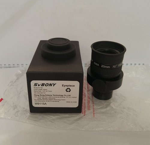Περισσότερες πληροφορίες για το "SvBony  sv152   Reticle  eyepiece   20mm  70°"