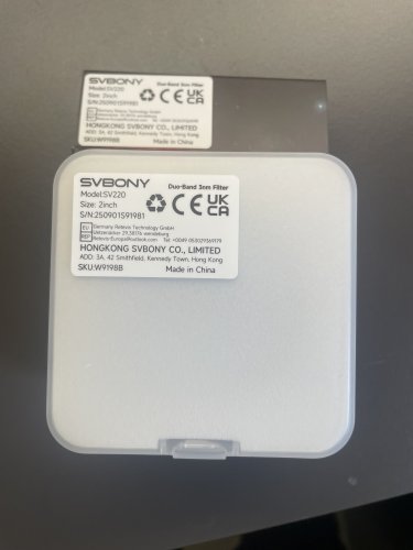 Περισσότερες πληροφορίες για το "Φίλτρο SVBONY SV220 Dual-Band 3nm 2 ιντσών καινούργιο"