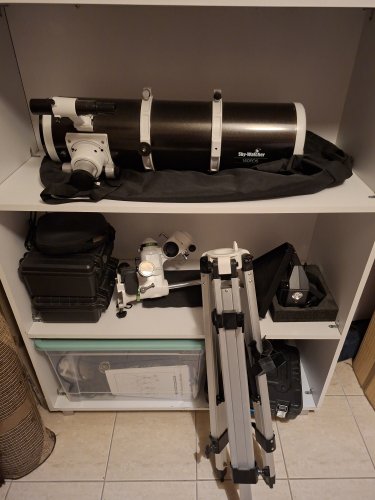 Περισσότερες πληροφορίες για το "Skywatcher 150pd + Eq3 SynScan + Πλήρες εξοπλισμος"