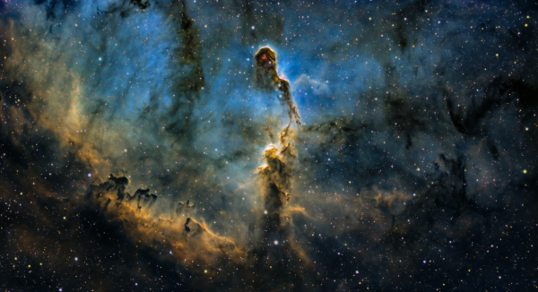 IC 1396A - The Elephant's Trunk Nebula (SHO Palette)
