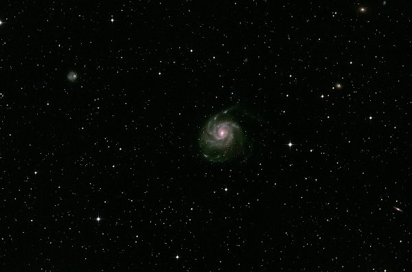 Ο Γαλαξίας του Τροχού της Άμαξας, Pinwheel Galaxy, M101