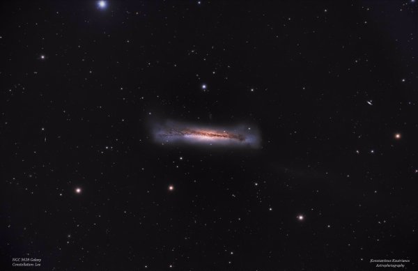 NGC 3628 Galaxy in Leo