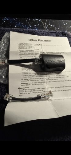 Περισσότερες πληροφορίες για το "SkyWatcher wifi adapter"