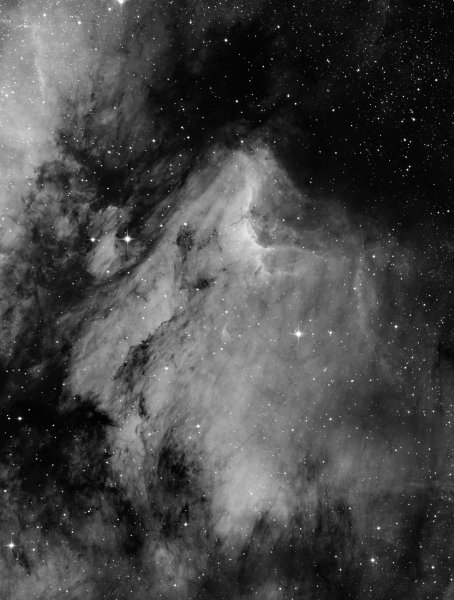 Το νεφέλωμα του Πελεκάνου, IC 5070 σε Ha