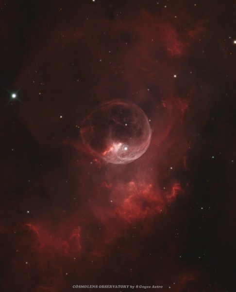 NGC 7635 Bubble nebula Νεφέλωμα φυσαλίδα.