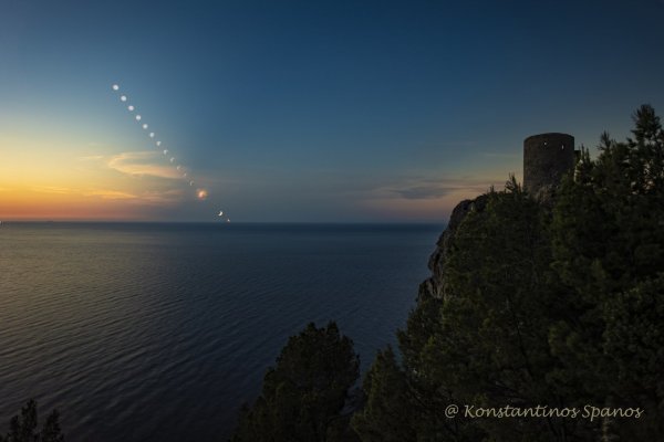 Solar eclipse Mallorca 2026 time lapse