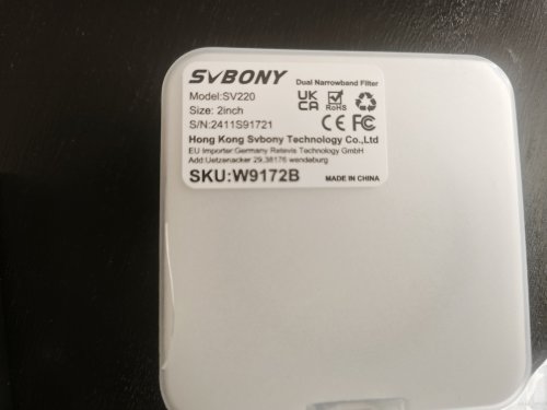 Περισσότερες πληροφορίες για το "Svbony sv220 2" 7nm dual narrowband filter"