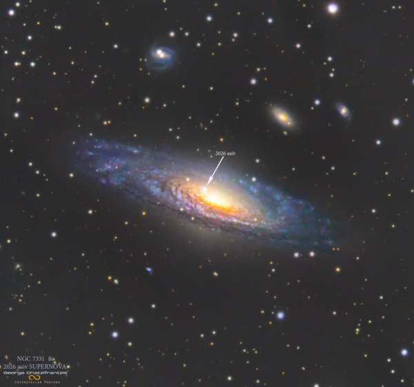 NGC 7331 & 2026aaiv SUPERNOVA